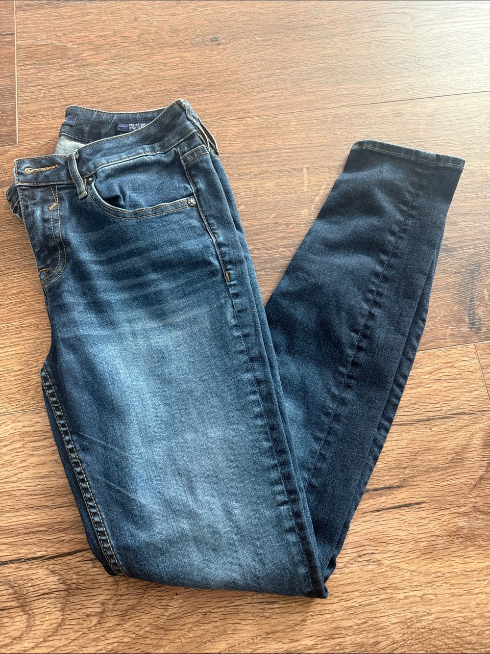 Vigoss Dark Blue Denim Skinny Jogger Jeans